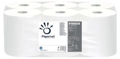 Produktbild von Papernet, 6 Rollen Papierhandtuchrolle, 1-lagig