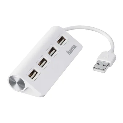 Produktbild von Hama 00012178, USB 2.0, 480 Mbit/s, Weiß, 180 mm, 140 mm, 25 mm