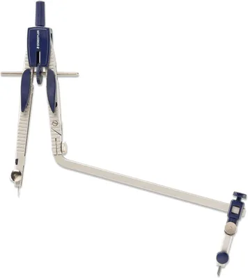 Produktbild von Schnellverstellzirkel 15cm mit Verlängerungsstange Packung mit 5 Stück