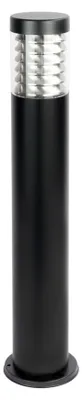 Produktbild von Gartenbeleuchtung Edelstahl E27 IP44 75 cm Schwarz rund Modern Außenlampe