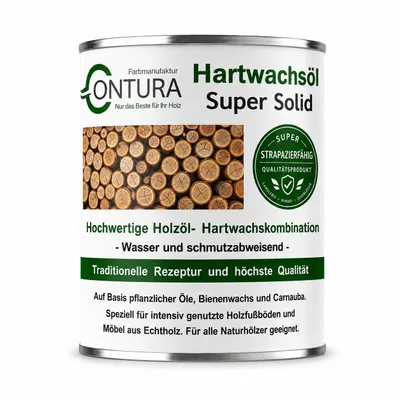 Produktbild von 750ml - Contura Profi Hartwachsöl Super Solid Holzöl Holzschutz Wachs Öl