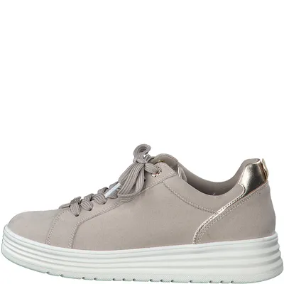 Produktbild von MARCO TOZZI Damen Schnürschuh Halbschuh Schnürsenkel Plateau 2-23706-42, Größe:40 EU, Farbe:Beige