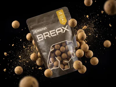 Produktbild von DELPHIN Boilies Delphin BreaX / NutCAKE Tigernuss-Scopex-Zuckermais/16mm/300g