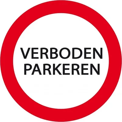 Produktbild von Carpoint Schild Nicht Parken Ø 24cm