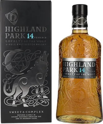 Produktbild von Highland Park 14 Years Loyalty of the Wolf + Box 1000ml 42,3% Vol.