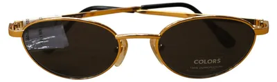Imagen del producto de Gafas de sol Benetton United Colors of Benetton, modelo "Ojo de gato" dorado, uni