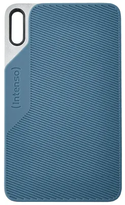 Zdjęcie produktu dla Zewnętrzny dysk SSD Intenso TX100 500 GB USB 3.2 Gen 1x1 szaro-niebieski