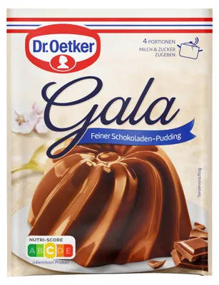 Image de Gala Pudding en poudre au goût de chocolat Dr. Oetker, paquet de 2 100g
