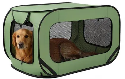 Zdjęcie produktu dla Składana, stabilna torba transportowa dla psów i kotów marki Unyqoos® – wymiary: 94 x 53 x 53 cm, do 29,5 kg, wykonana z tkaniny Oxford z siatką zapewniającą wentylację, idealna do samochodu i kampera