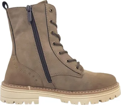 Imagen del producto de Zapatos y botas Mustang para mujer, color marrón, estilo casual, con cordones