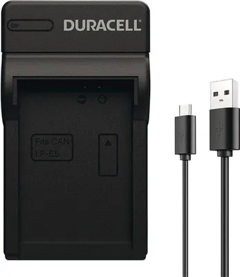 Image de Duracell chargeur avec câble USB pour DR9925/LP-E5