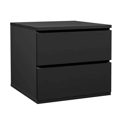 Image de Insert pour tiroir SMART, noir, 45x40x45 cm, accessoire pour armoire, commode avec 2 tiroirs, organisateur et espace de rangement supplémentaire