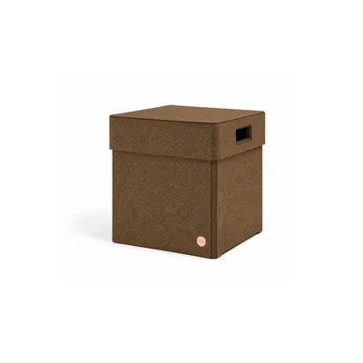 Produktbild von Aufbewahrungsbox CLASSIC Filz Gr. L (32x32x34 cm) mit Deckel in hellbraun meliert