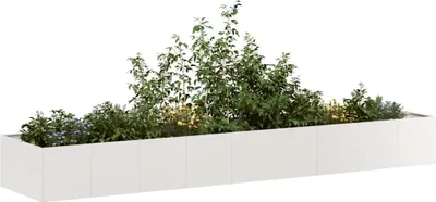 Produktbild von vidaXL Pflanzkübel 360x80x40 cm Edelstahl