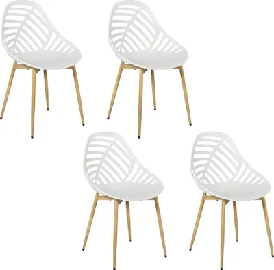 Image de Chaise Exterieur Jardin Lucenac - Lot De 4