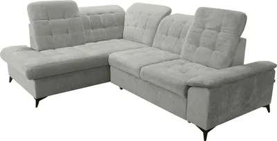 Produktbild von Robin Inspire Ecksofa Mit Schlaffunktion Bettkasten L Form Sofa Eckcouch Schlafcouch Freistehend Verstellbare Sitztiefe Rückenhöhe Neo 268 x 210 x 90 cm Links Grau