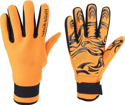 Produktbild von Halten Sie weiter 2 mm warme Neoprenhandschuhe Schwimmwechsel Schnorcheln (Orange XL)