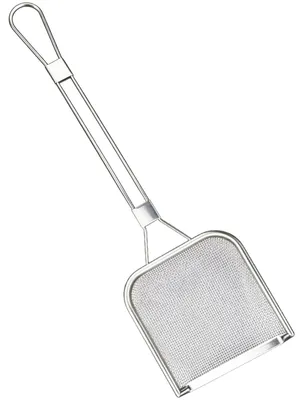 Zdjęcie produktu dla Czteroramienne sitko-łyżka ze stali nierdzewnej - 44 cm
