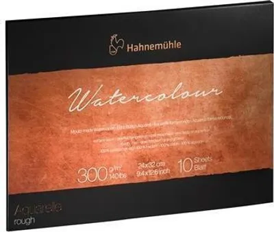 Produktbild von Hahnemühle The Collection Watercolour Aquarellpapier - 300 g/m² - matt - 24 x 32 cm - 10 Blatt