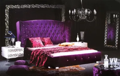 Produktbild von Chesterfield Bett Designer Betten Polster Luxus Hotel Polster mit Steinen A916