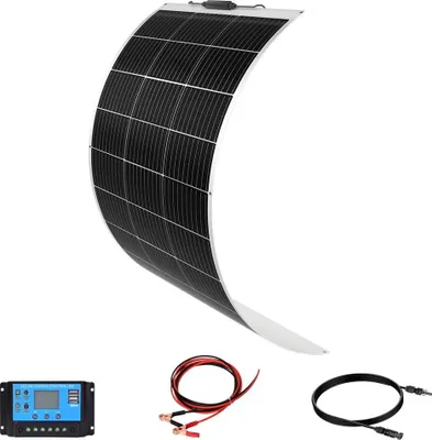 Immagine prodotto di Pannello solare, monocristallino, semiflessibile, kit solare da 100 W w