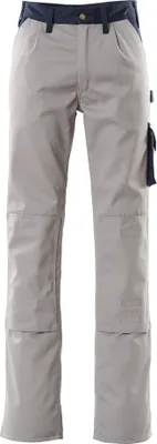 A pair of work pants on a white background.
