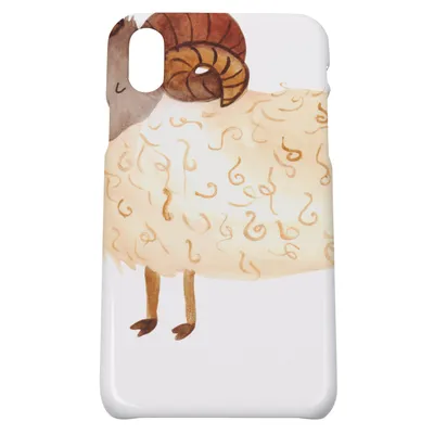 Produktbild von Mr. & Mrs. Panda Iphone 10 Handyhülle Sternzeichen Widder - Weiß - Geschenk, Cover, Geburtstag April, Schafbock, X, Handy, März, Hülle, Bock