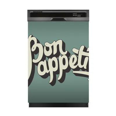 Produktbild von Magnete Dekorative 60x80 cm Küche Magnetmatte Spülmaschine - Bon appetit Inschrift