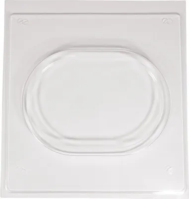 Produktbild von Rayher Gießform Oval wiederverwendbar für Kreativgießmasse Beton 25x18x2 cm