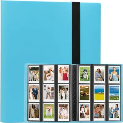 Produktbild von Fotoalbum 432 Fotos, für Polaroid und Instax, PVC Innentaschen, für Erinnerungen