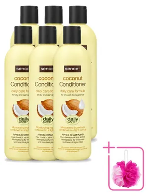 Obrázok produktu pre 6 kusov kondicionéru Sence Coconut pre suché a poškodené vlasy, objem 400 ml - výhodný balík