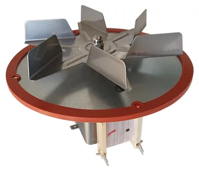 Immagine prodotto di NEMAXX® Motore di scarico 40 W per stufa a pellet P6, P9, P12 – Ventola centrifuga estrattore fumi fino a 300 °C, resistente ed efficiente