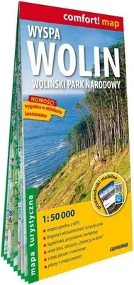Obrázok produktu pre Wyspa Wolin Woliński Park Narodowy laminowana mapa turystyczna 1:50 000