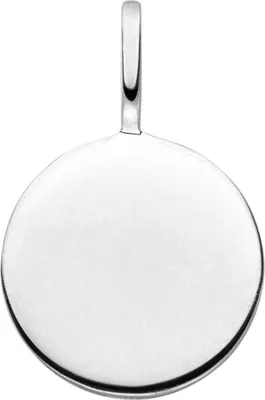 Produktbild von Anhänger Gravur Gravurplatte rund 925 Sterling Silber