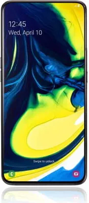 Produktbild von Samsung Galaxy A80 SM-A805F, 17 cm (6.7"), 8 GB, 128 GB, 48 MP, Android 9.0, Schwarz