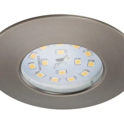 Produktbild von Briloner LED Einbauleuchte rund Eisengrau starr IP44 5W Modul 400lm warmweiß 3000K 110°