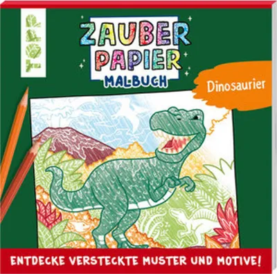 Produktbild von Zauberpapier Malbuch Dinosaurier