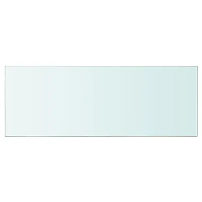 Image de vidaXL Étagère en verre Transparent 80x30 cm