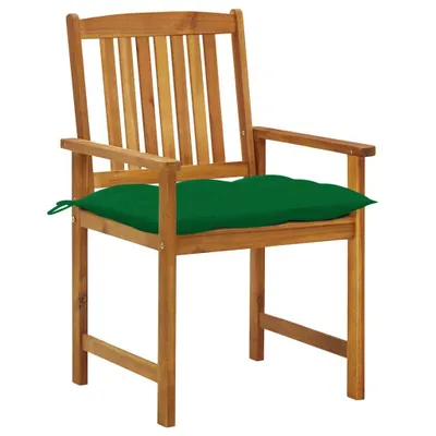 Image de vidaXL Gartenstühle mit Kissen 8 Stk. Massivholz Akazie
