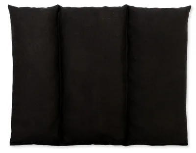 Produktbild von GIRAFFENLAND Kirschkernkissen groß 40x30cm - 3-Kammer - schwarz - Wärmekissen - Körnerkissen