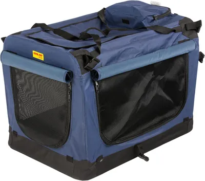 Immagine prodotto di Trasportino per cani e gabbia, dimensioni 91 x 64 x 64 cm, colore blu