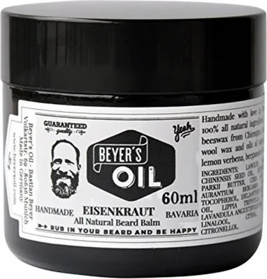 Produktbild von Beyer's Oil Bartpflege Balsam mit Eisenkraut 60ml