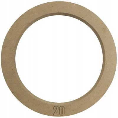 Produktbild von Bastelring 20cm Runder Keilrahmen für Leinwand – Massiver MDF Dekoring für Makramee & Traumfänger