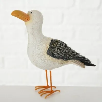 Produktbild von Dekorative Tierstatue - Mowe Vogel - Polystone - 18 x 15 cm