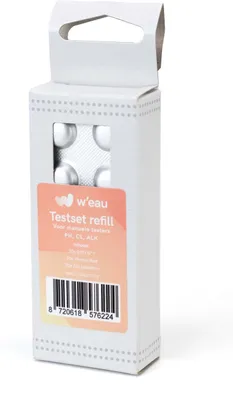 Produktbild von W'eau Pool Wassertest Tabletten Nachfüllpack Manuell 60 Stück