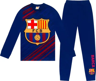 Obrázok produktu pre FC Barcelona - Pyžamo s dlhými nohavicami pre chlapcov GF1258 (146-152) (modré reflexné)