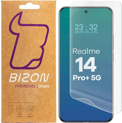 Produktbild von Folia hydrożelowa na ekran Bizon Glass Hydrogel Front do Realme 14 Pro+ 5G, 2 sztuki
