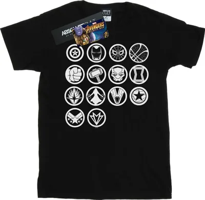 Produktbild von Marvel - "Avengers Infinity War Assemble" T-Shirt für Herren BI12556 (XL) (Schwarz)