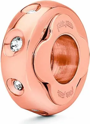 Produktbild von Damenperlen Folli Follie 3P13T017RC Gold 1 cm