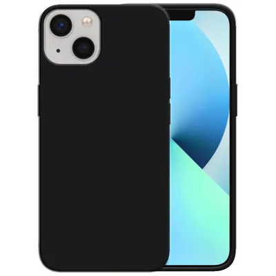 Immagine prodotto di Smartphonica Custodia in silicone per iPhone 13 con interno morbido - Nero